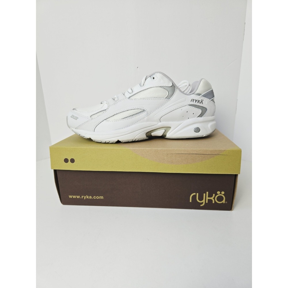 Ryka Womens Shoes NEW size 11W white grey athletic shoes